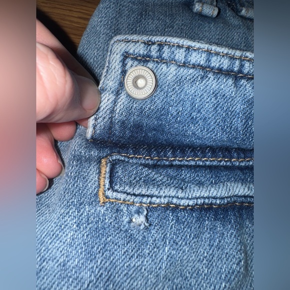 We The Free Denim Mini Skirt Zippers Pockets 28 - Picture 6 of 11